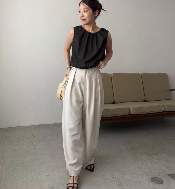  「【前後2WAY】ドロップリボンバルーンブラウス」|シャツ・ブラウス|