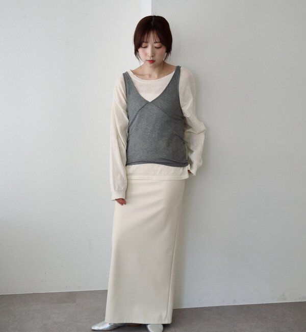  「シアーワイドニット」|ニット・セーター|