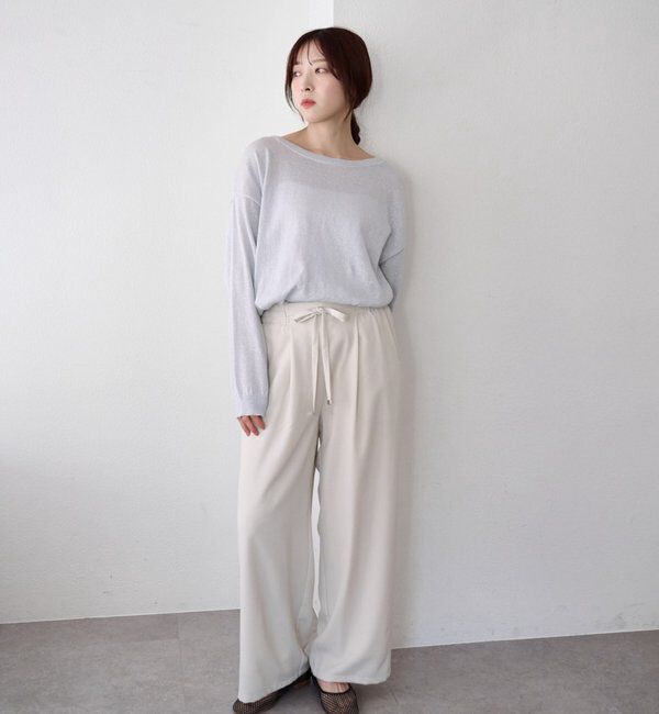  「シアーワイドニット」|ニット・セーター|