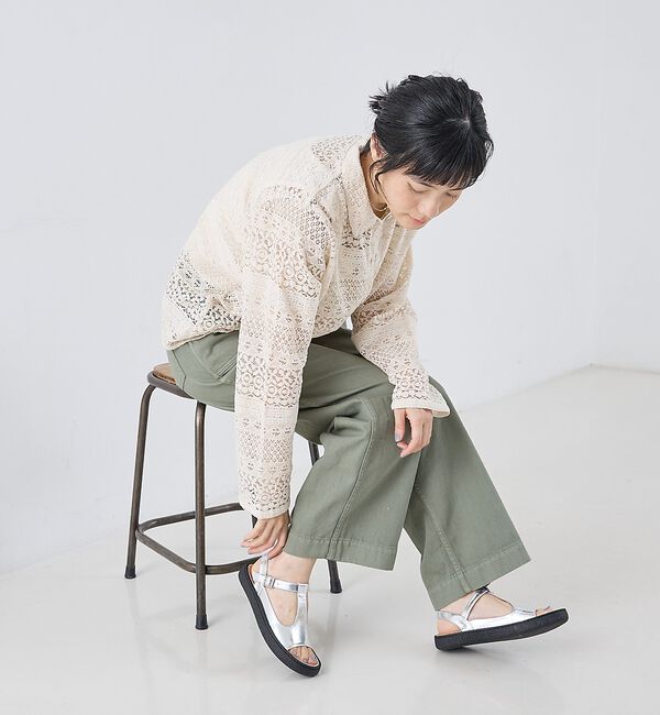 collex「【MOHI/モヒ】Tストラップサンダル」|サンダル|