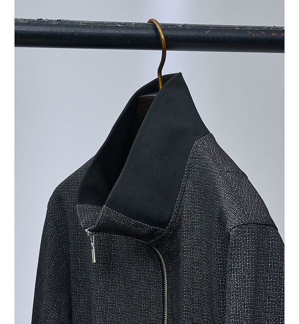 ABAHOUSE「【セットアップ対応】ポンチ スタンドカラー ブルゾン」|ブルゾン・スタジャン|