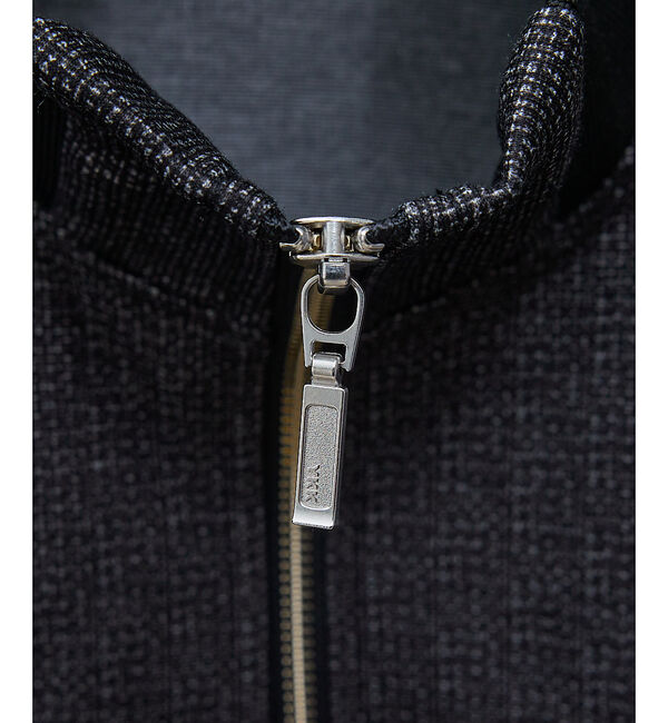 ABAHOUSE「【セットアップ対応】ポンチ スタンドカラー ブルゾン」|ブルゾン・スタジャン|