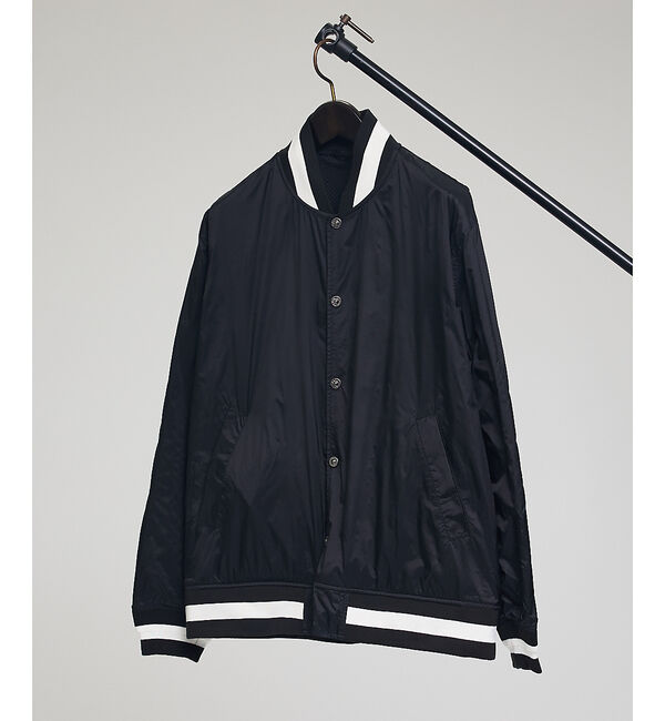 ABAHOUSE「【TAION / タイオン】 NON DOWN BASIC REVERSIBLE」|ブルゾン・スタジャン|ブラック