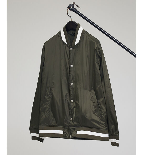 ABAHOUSE「【TAION / タイオン】 NON DOWN BASIC REVERSIBLE」|ブルゾン・スタジャン|カーキ