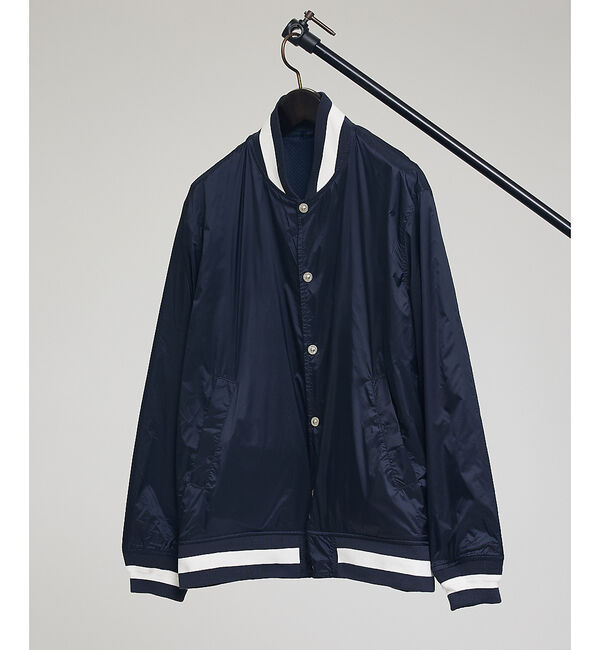 ABAHOUSE「【TAION / タイオン】 NON DOWN BASIC REVERSIBLE」|ブルゾン・スタジャン|ダークネイビー