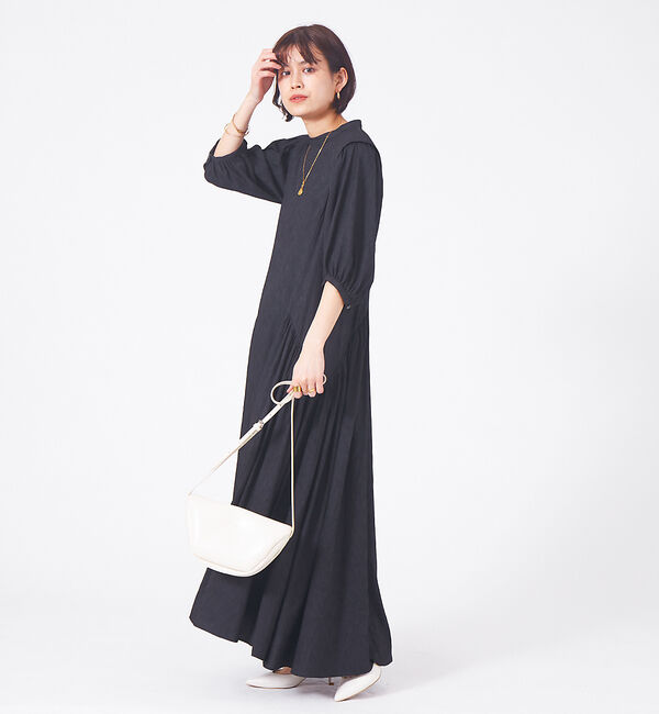 Rouge vif「タックスリーブワンピース」|ワンピース|