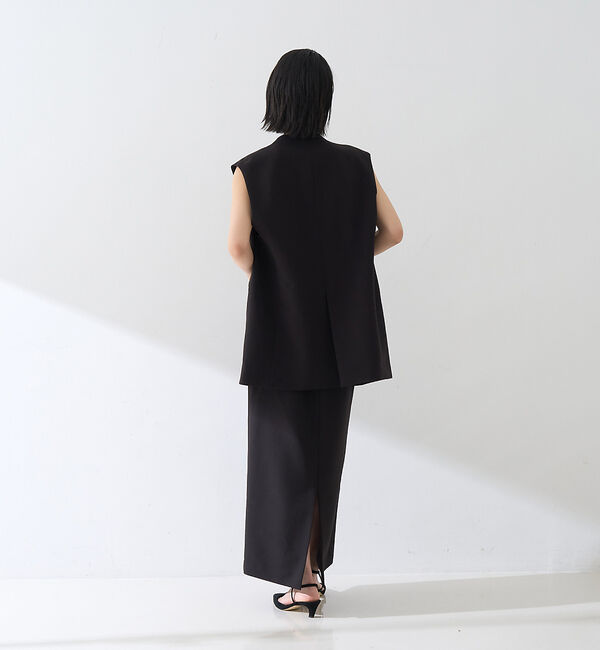 Rouge vif「【セットアップ対応】【3サイズ展開】ストレッチダブルクロスタイトスリットスカート」|スカート|