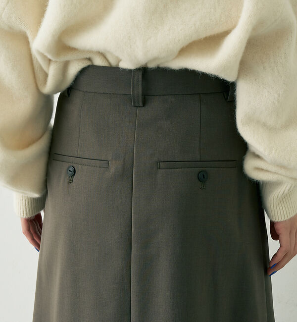 Rouge vif「【人気追加】 タックフレアマキシスカート」|スカート|