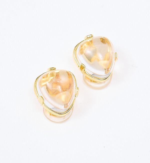 Rouge vif「【Kenneth Jay Lane/ケネス ジェイ レーン】クリアストーンイヤリ」|ピアス|