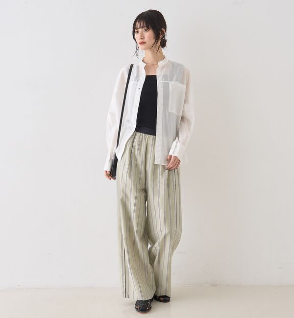 Rouge vif「テンセルコットン総針スクエアネックニットタンク」|キャミソール|