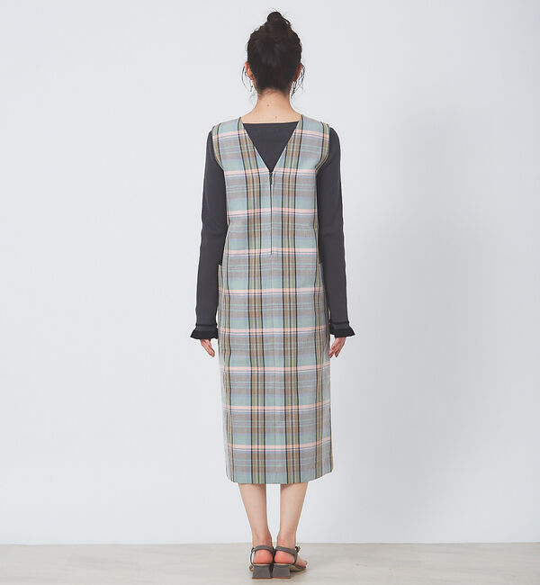 qualite「ブライトチェックワンピース」|ワンピース|