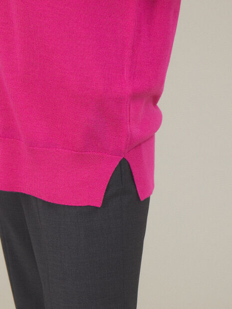 qualite「《アンサンブル対応》ウールハイゲージニットカーデ」|カーディガン|