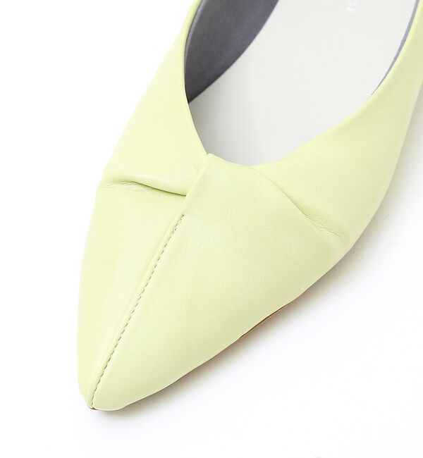 AU BANNISTER「【生活防水】ツイストフラットパンプス」|レインシューズ|