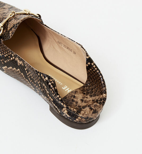 AU BANNISTER「バブーシュ ビット モカ スクエアトゥ ローファー」|ローファー|