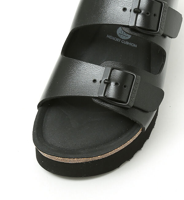 AU BANNISTER「●PLAKTON ダブルベルト厚底サンダル」|サンダル|