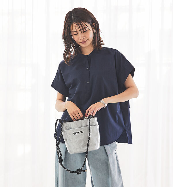 abahouse mavie「【OUTDOOR】 Tyvek x PVC Bucket」|ショルダー・メッセンジャー|