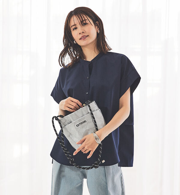 abahouse mavie「【OUTDOOR】 Tyvek x PVC Bucket」|ショルダー・メッセンジャー|