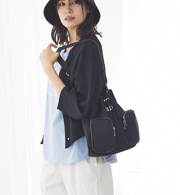 abahouse mavie「【OUTDOOR 】3way Drawsting Bag」|ショルダー・メッセンジャー|