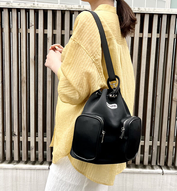 abahouse mavie「【OUTDOOR 】3way Drawsting Bag」|ショルダー・メッセンジャー|