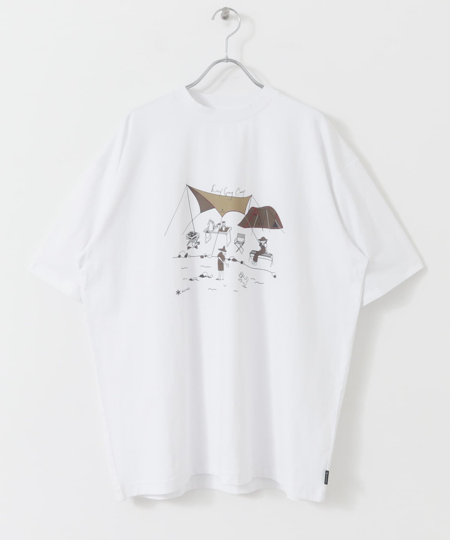 URBAN RESEARCH DOORS「『別注』Snow Peak&times;DOORS　WaterActive Print Tee」|Tシャツ・カットソー|