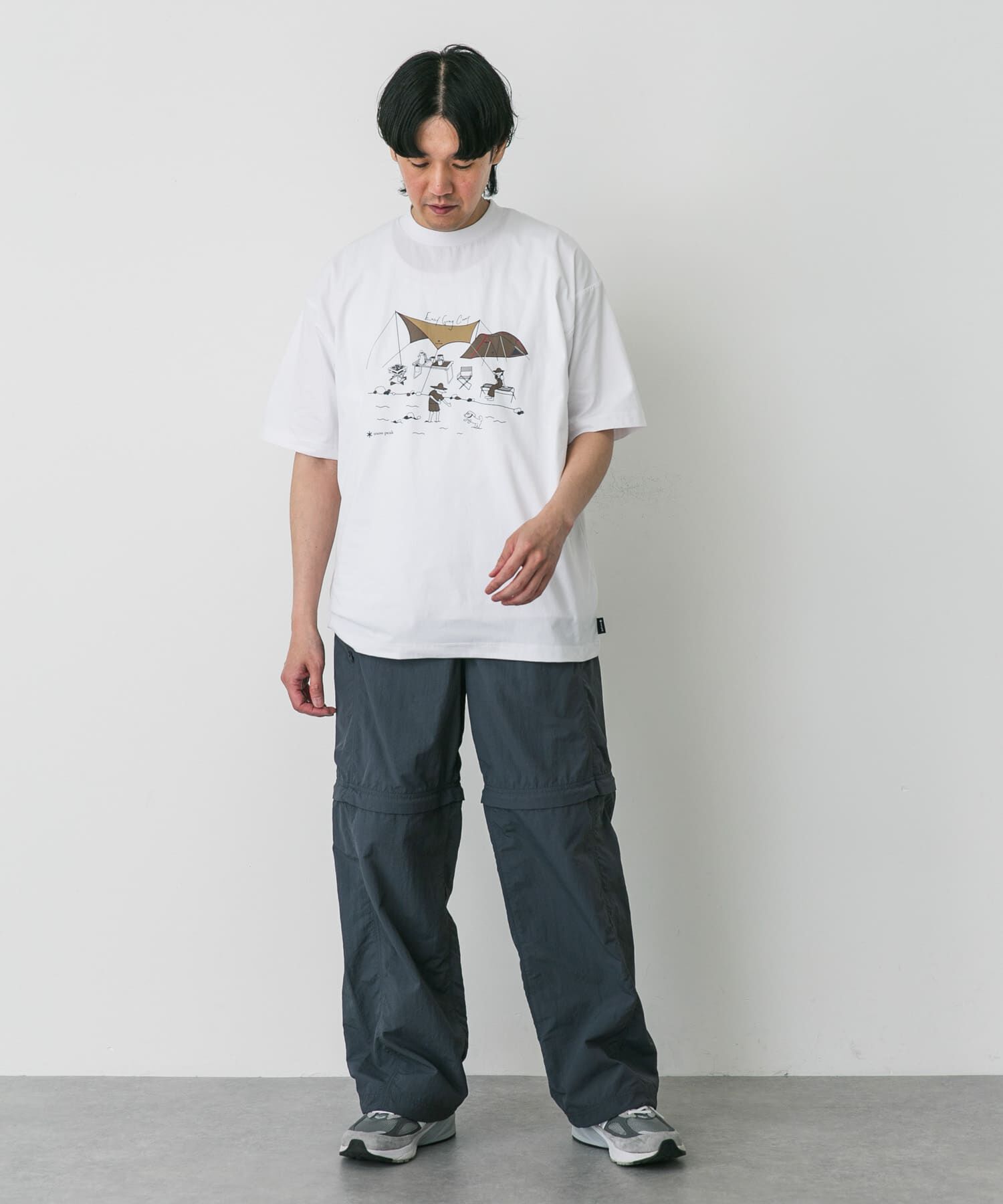 URBAN RESEARCH DOORS「『別注』Snow Peak&times;DOORS　WaterActive Print Tee」|Tシャツ・カットソー|