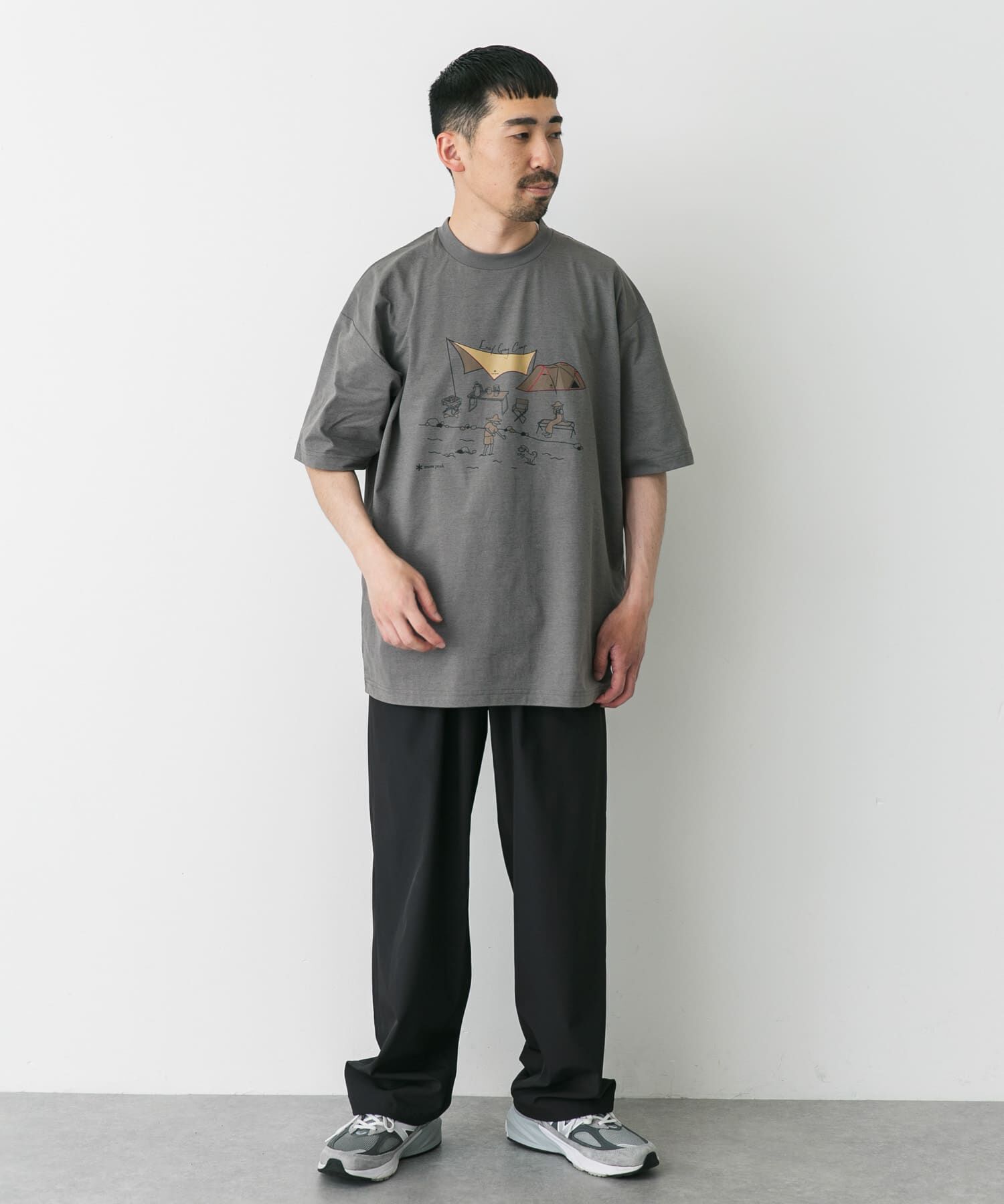 URBAN RESEARCH DOORS「『別注』Snow Peak&times;DOORS　WaterActive Print Tee」|Tシャツ・カットソー|
