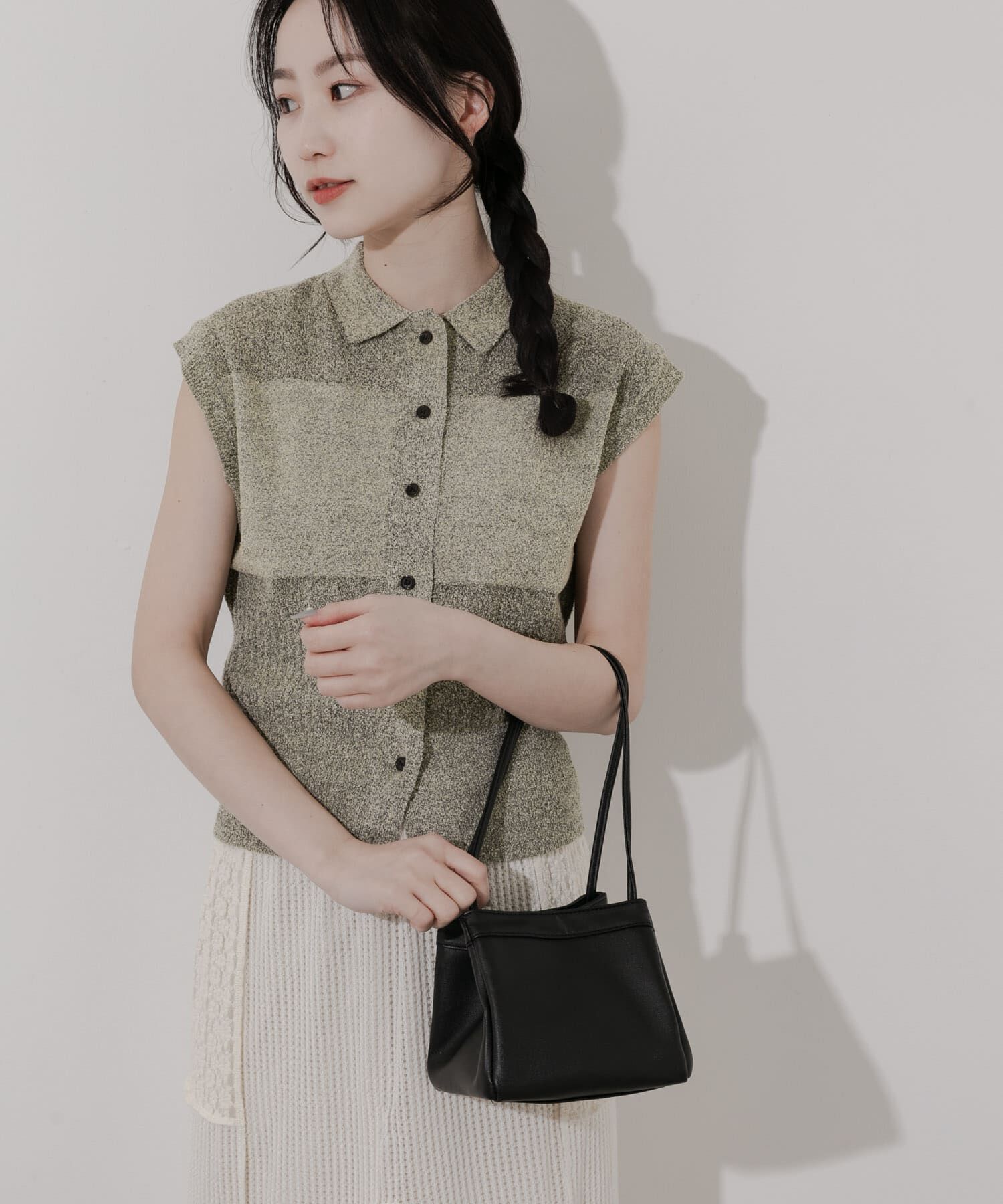 SMELLY「スクエアミニバッグ」|ハンドバッグ|