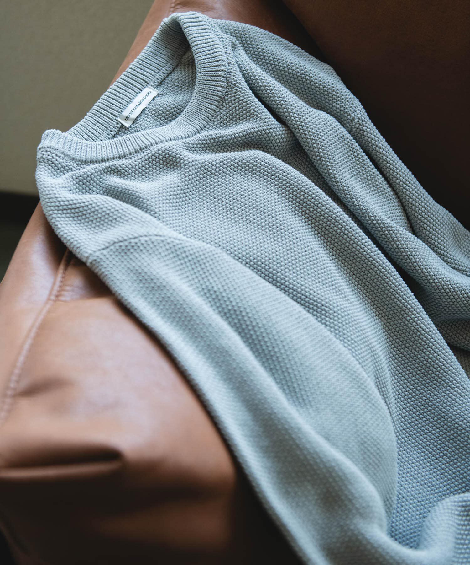 URBAN RESEARCH DOORS「『吸水速乾/防ｼﾜ/ｲｰｼﾞｰｹｱ/UVｶｯﾄ』DRYMIX ｶﾉｺﾛﾝｸﾞｽﾘｰ 」|ニット・セーター|