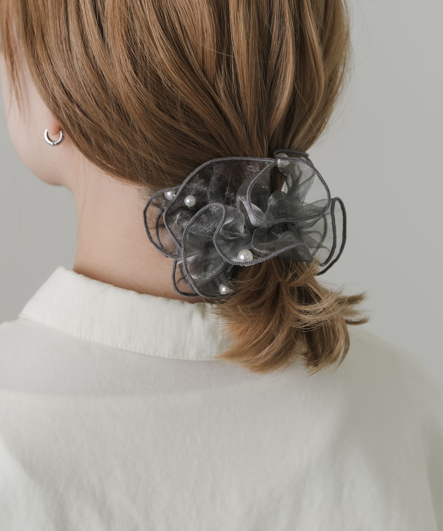 SMELLY「シアーフリルパールヘアカフ」|その他|