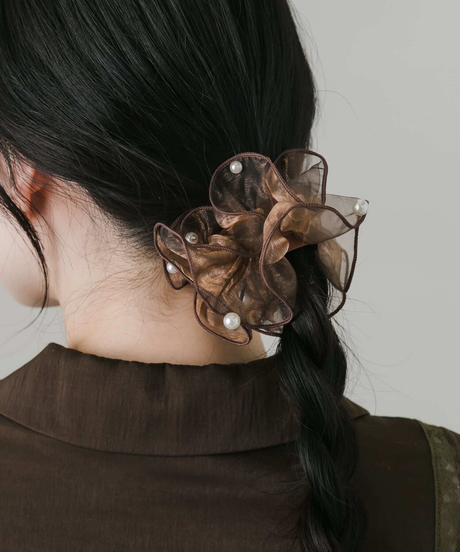 SMELLY「シアーフリルパールヘアカフ」|その他|