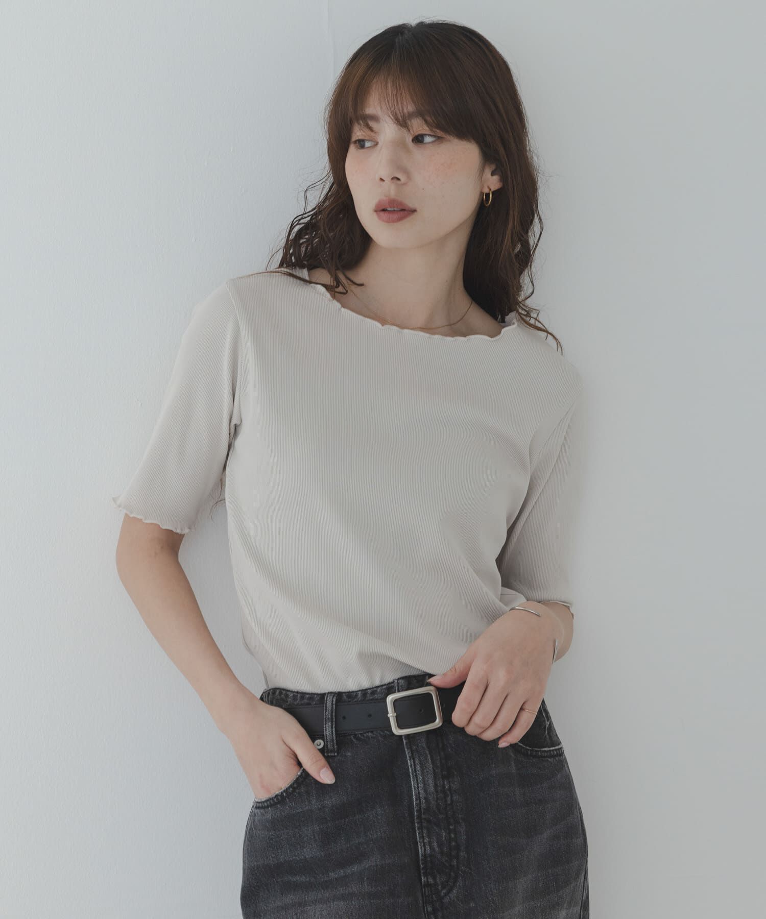 Sonny Label 「汗ジミ防止メロウクルーネックアソートプルオーバー」|Tシャツ・カットソー|