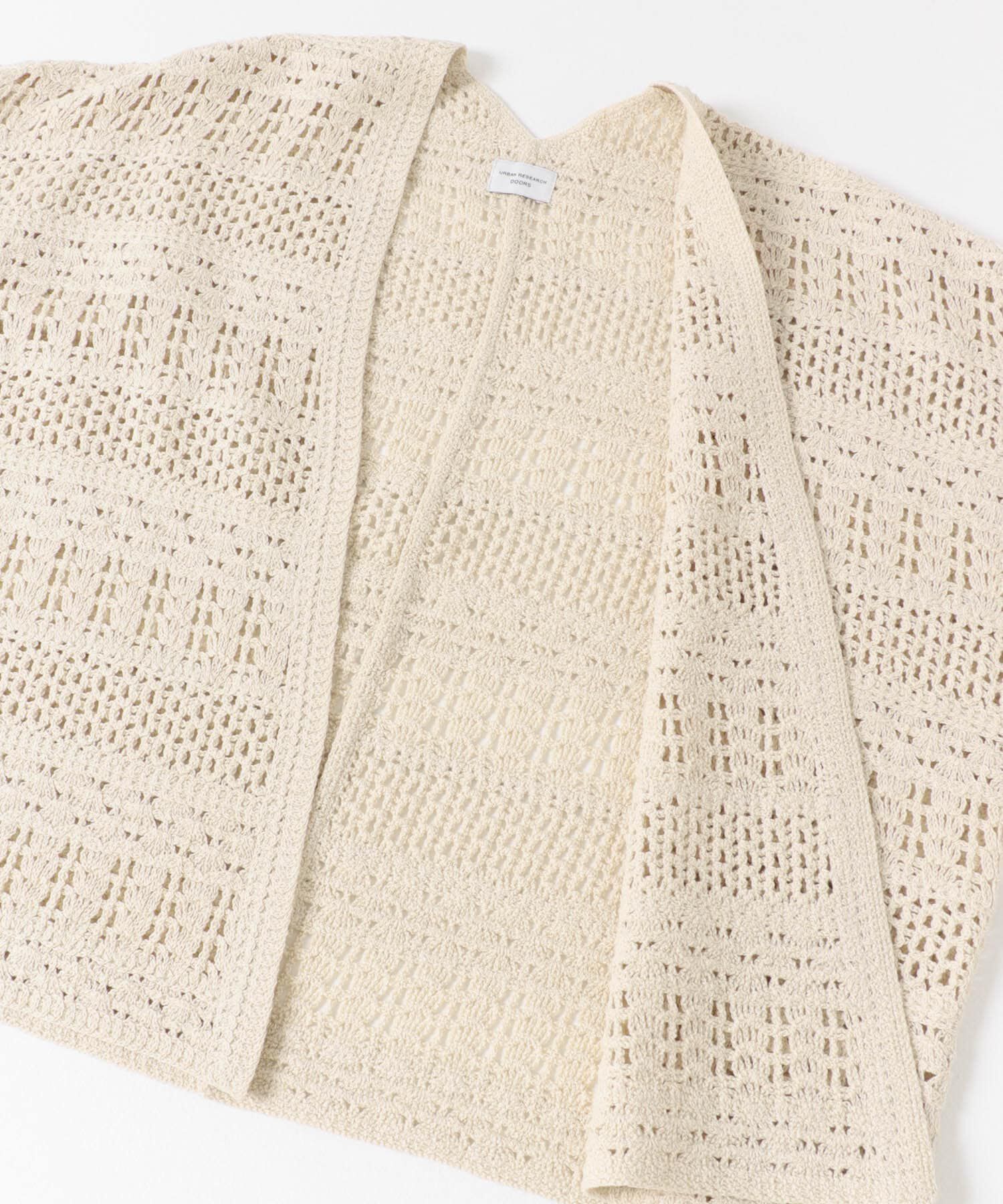 URBAN RESEARCH DOORS「クロシェニットカーディガン」|カーディガン|