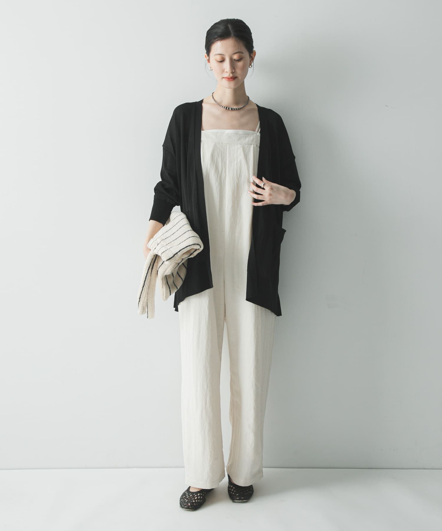 URBAN RESEARCH「『WEB限定』UVカット加工ガウンカーディガン」|カーディガン|