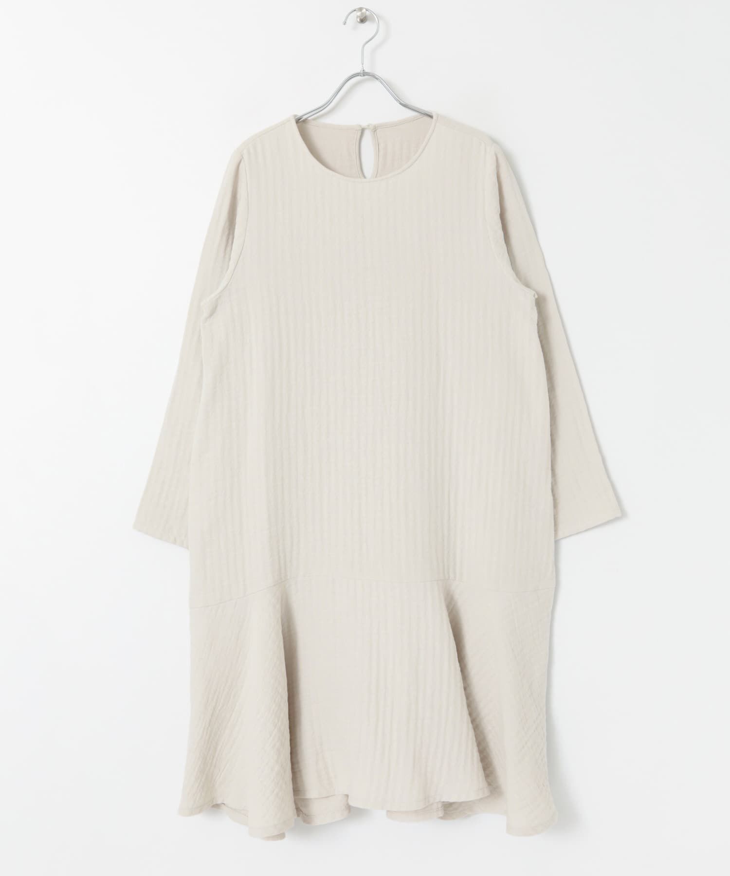  「ガーゼペプラムワンピース」|ワンピース|