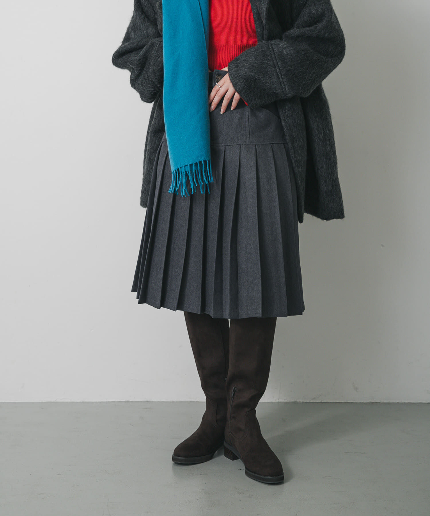 SENSE OF PLACE by URBAN RESEARCH「ミディプリーツスカート」|スカート|