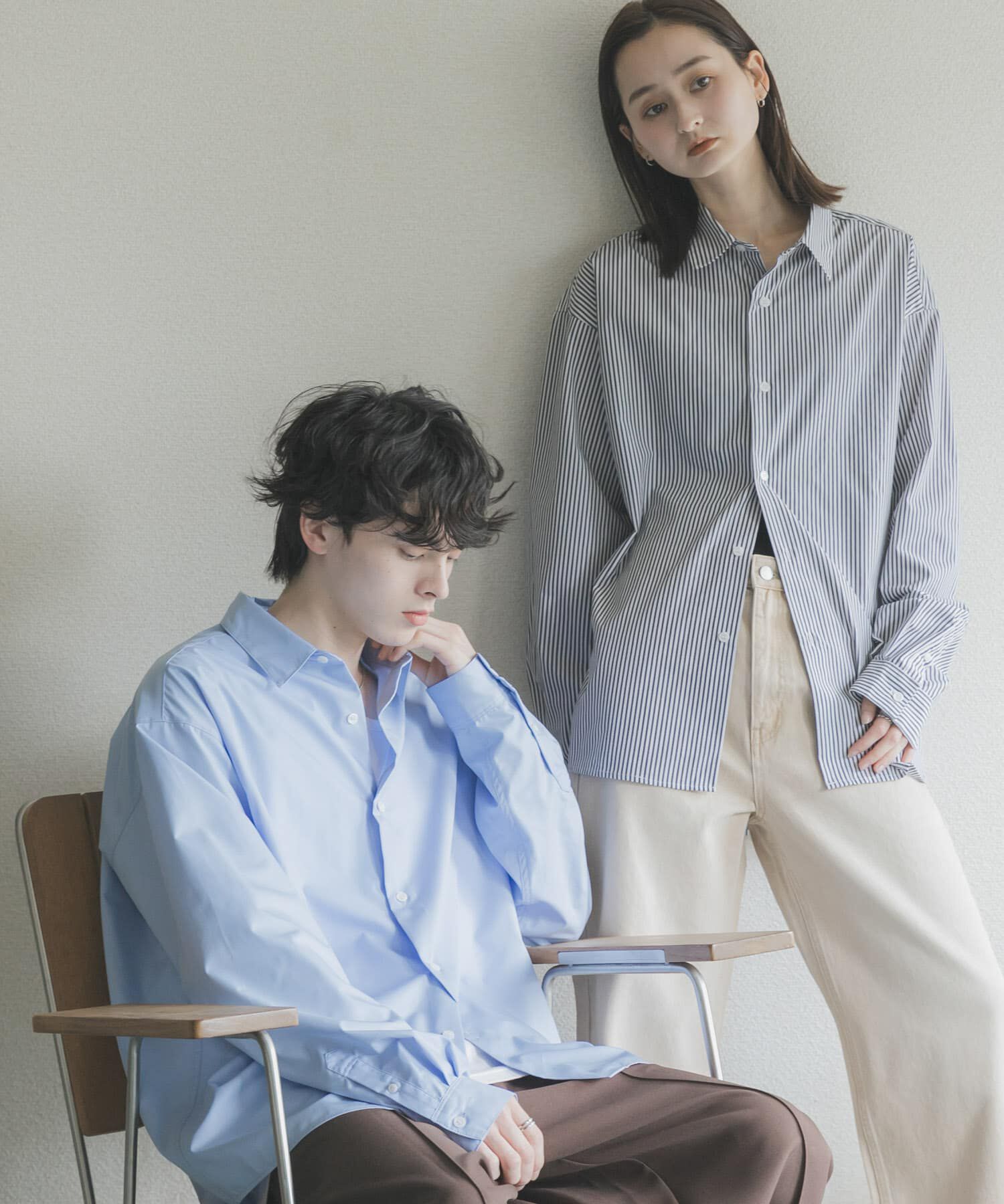 SENSE OF PLACE by URBAN RESEARCH「『ﾕﾆｾｯｸｽ』『ｲｰｼﾞｰｹｱ/速乾/接触冷感』ｺﾝﾌｫｰﾄﾚｷﾞ  」|シャツ・ブラウス|