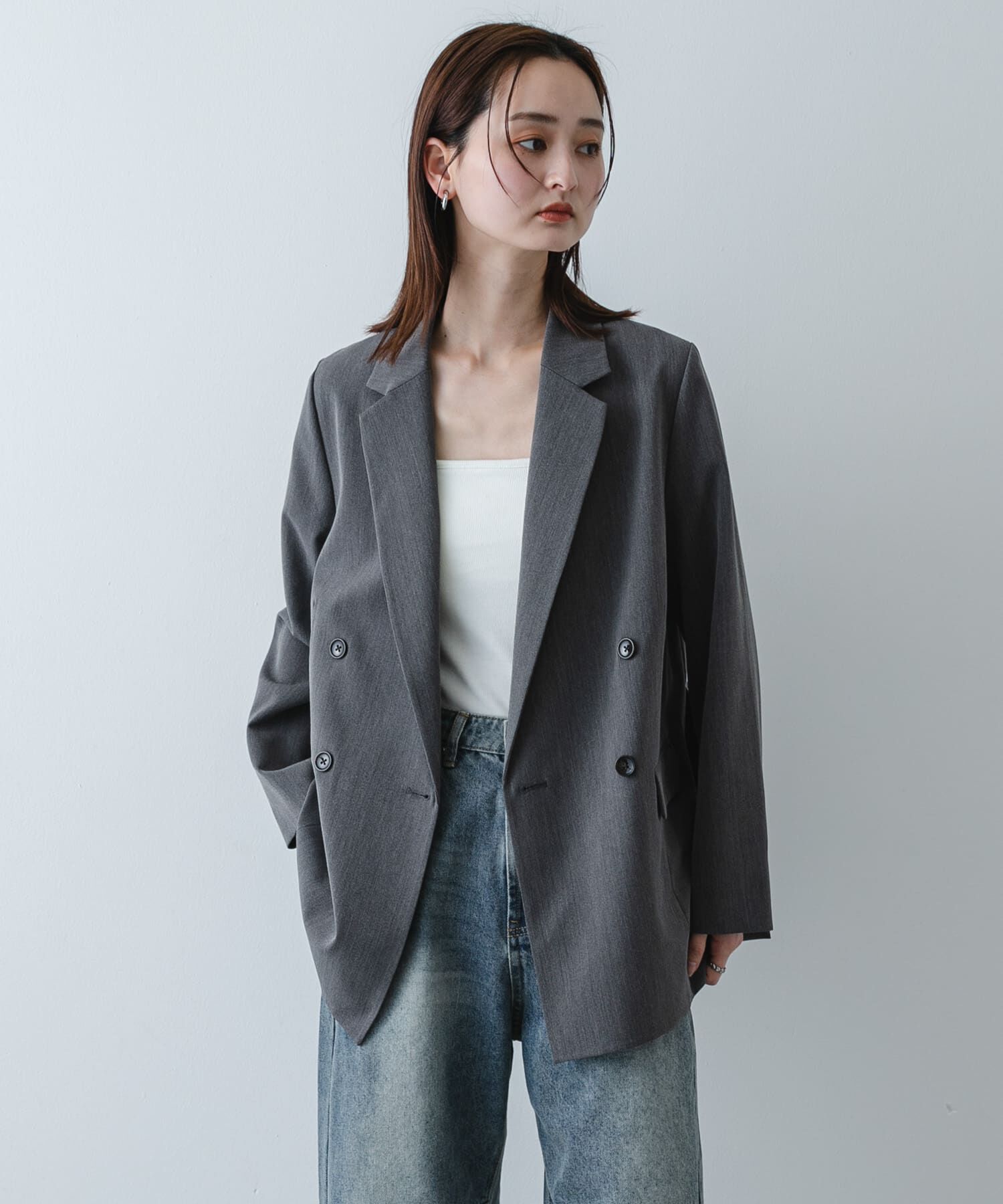 SENSE OF PLACE by URBAN RESEARCH「『イージーケア』ダブルテーラードジャケット」|その他|