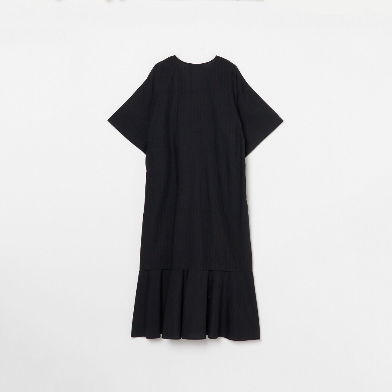  「normment STRIPE STITCH V NECK DRESS」|ワンピース|