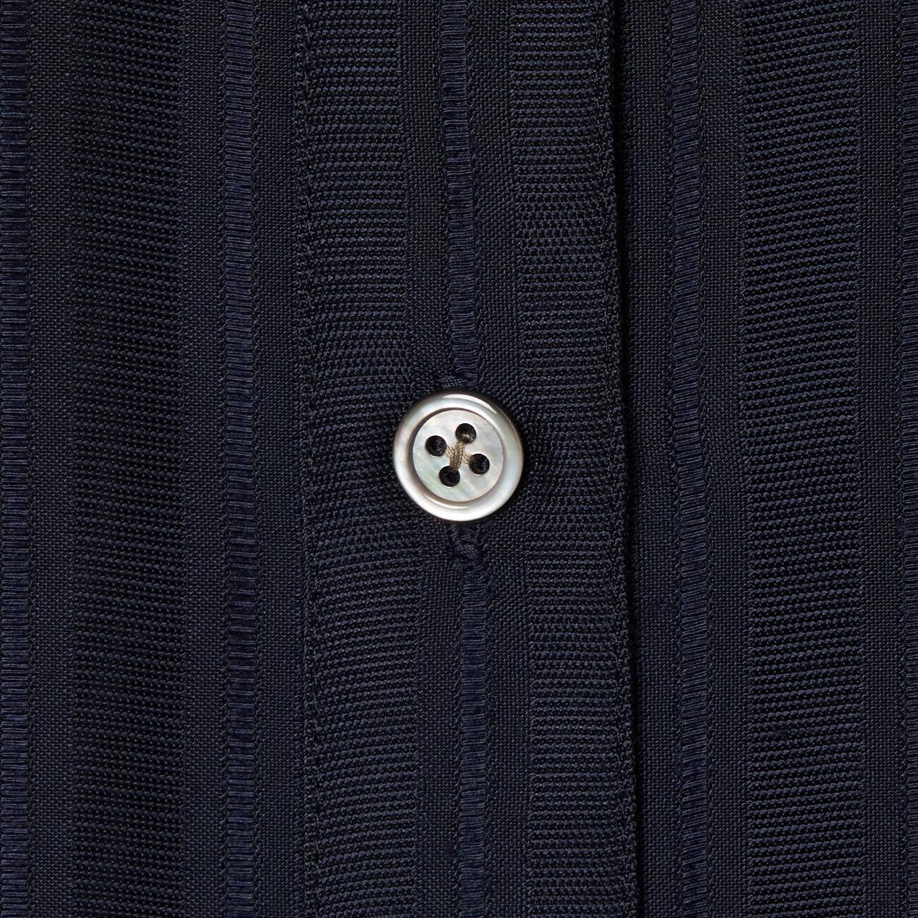 HELIOPOLE「HELIOPOLE SHEER STRIPE DRAWSTRING SHIRT」|シャツ・ブラウス|