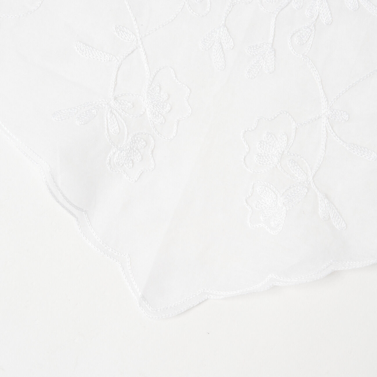  「SARA MALLIKA ORGAZA AARI EMBROIDERY BANDANA」|マフラー|