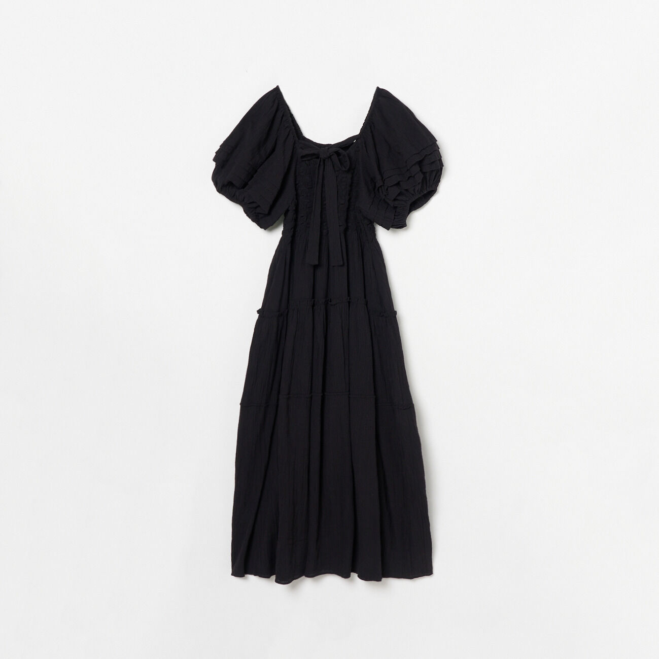  「venit SMOCKING CHECK DRESS」|ワンピース|