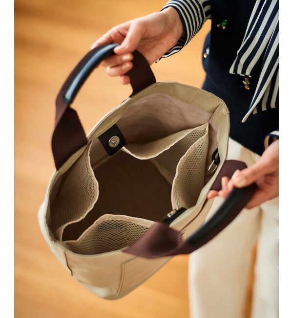 le.coeur blanc「テープハンドルナイロントート」|トートバッグ|