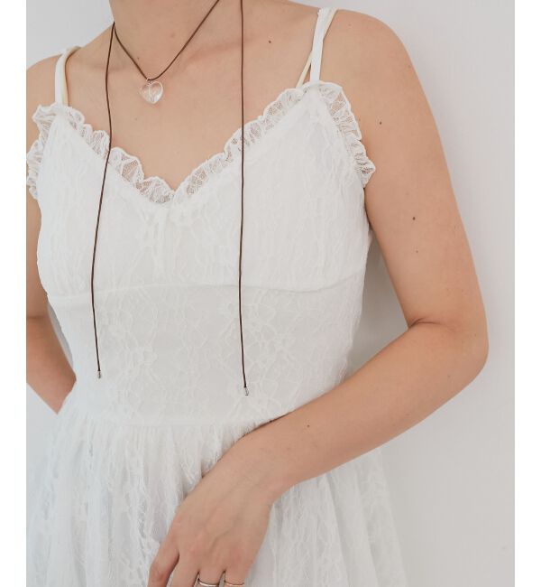  「イレヘムティアードミニキャミワンピ」|ワンピース|