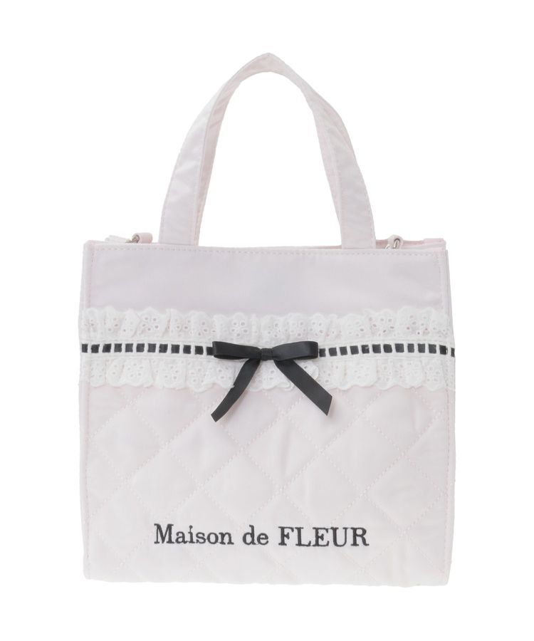 Maison de FLEUR「コットンフリル2Wayトートバッグ」|トートバッグ|
