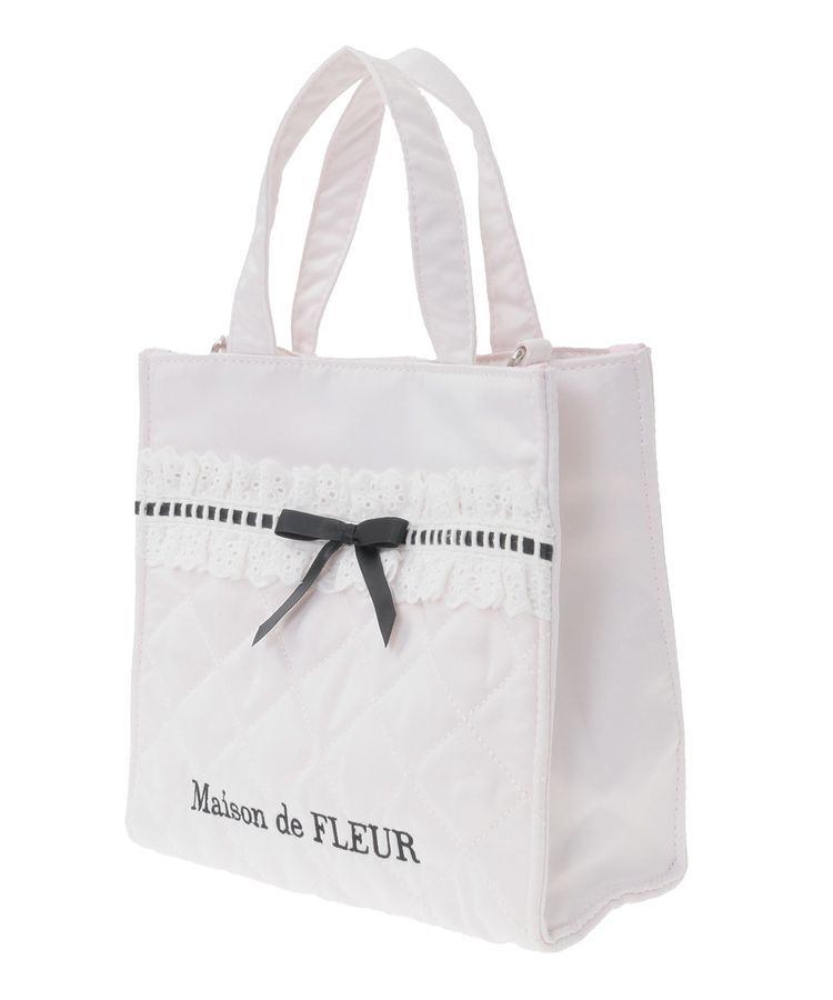 Maison de FLEUR「コットンフリル2Wayトートバッグ」|トートバッグ|