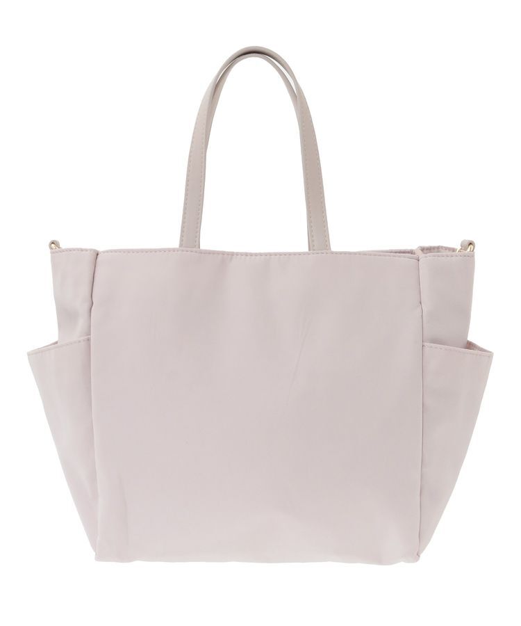 Maison de FLEUR「撥水加工リボンチャームマルチポケットトートS」|トートバッグ|