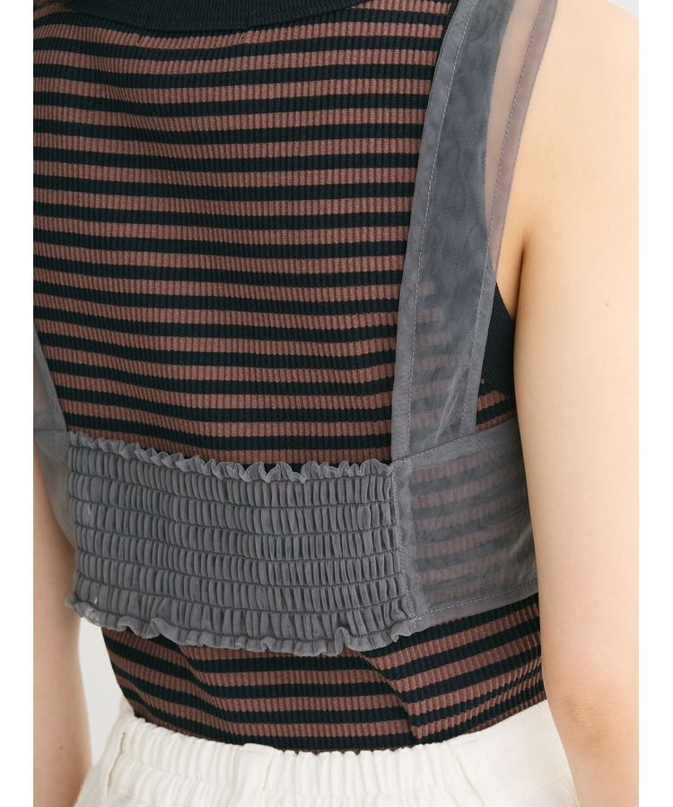 Green Parks「・ELENCARE　DUE　フリルチュールビスチェ」|Tシャツ・カットソー|