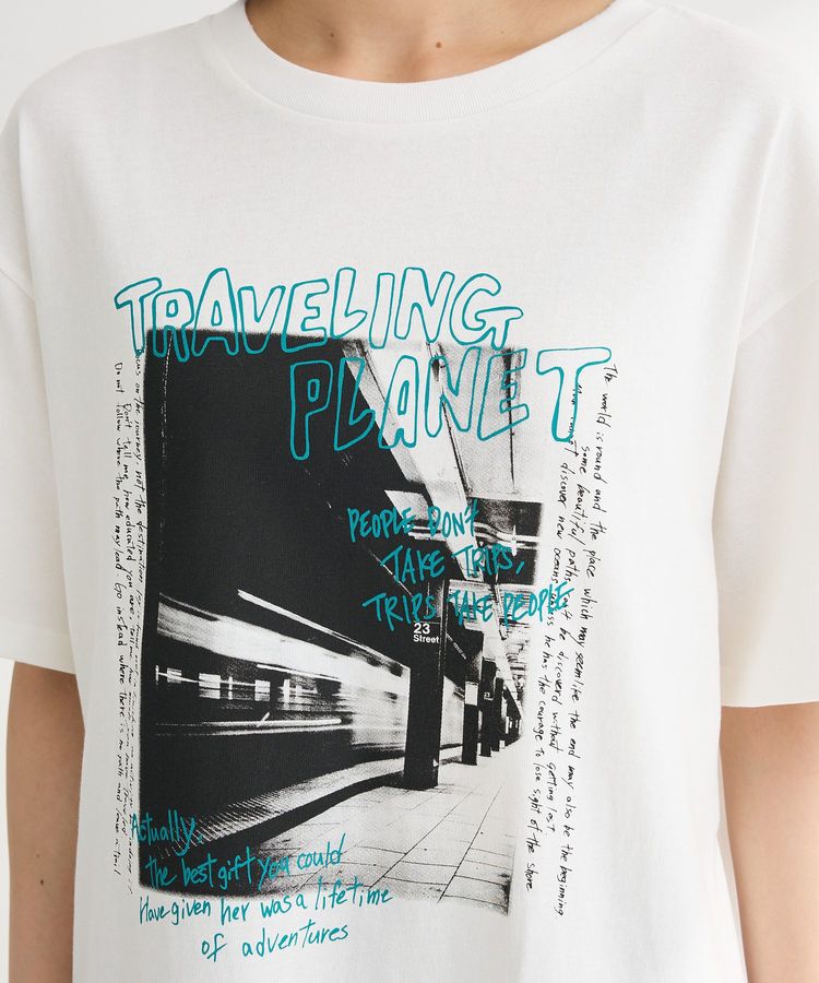 Green Parks「・DOUBLE FLAGS フォトプリントTEE」|Tシャツ・カットソー|