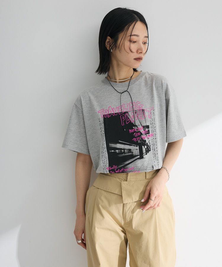 Green Parks「・DOUBLE FLAGS フォトプリントTEE」|Tシャツ・カットソー|