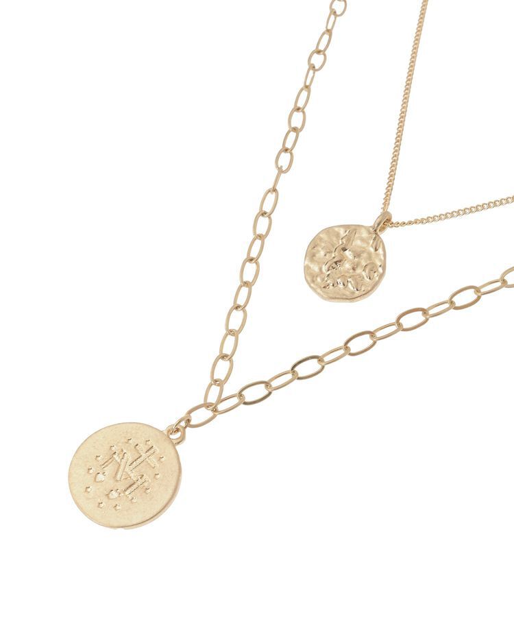 YECCA VECCA「【2点SET】コインネックレス2本セット」|ネックレス|